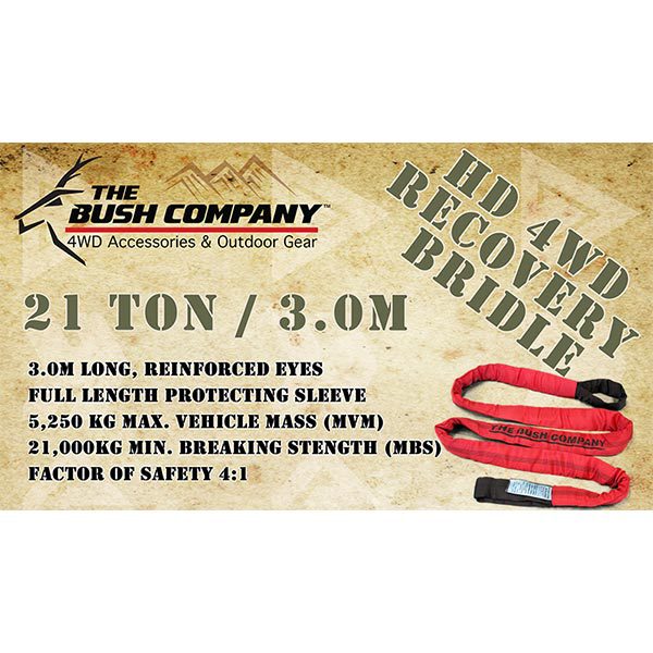 Recovery Bridle 21T 3m Heavy Duty - product detail tag
