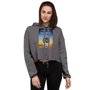 Women's Crop Hoodie - Roothy Lifestyle - Live To 4WDrive Design