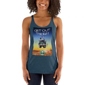 Women's Racerback Tank - Roothy Lefstyle - Get Out There Design