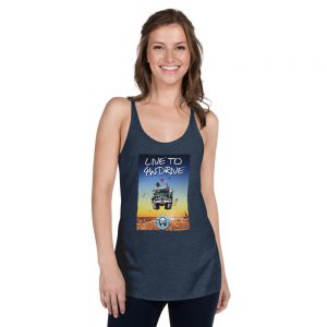 Women's Racerback Tank - Roothy Lifestyle - Live To 4WDrive Design